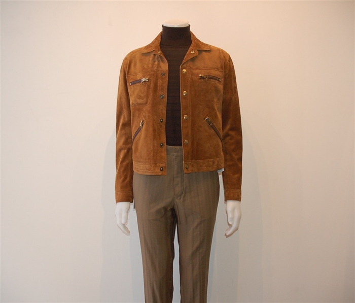Tan Tom Ford Leather Jacket, size M
