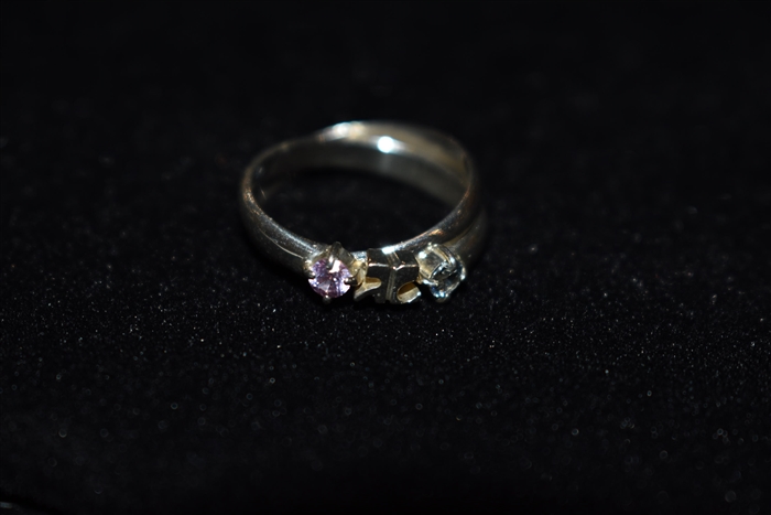 Sterling Silver Courreges - Vintage Ring, size O/S