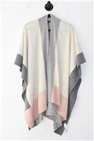 Colour Blocked Eileen Fisher Shawl, size O/S