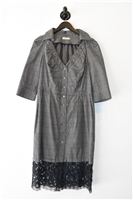 Navy & White Nina Ricci Shirt Dress, size 8
