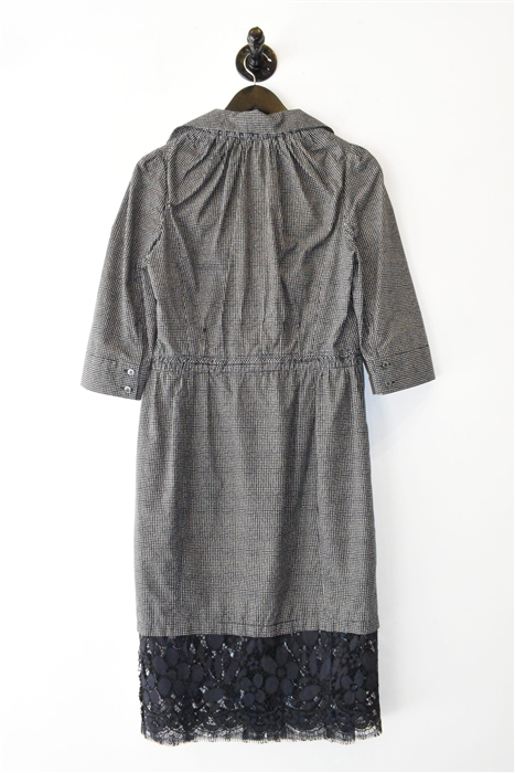 Navy & White Nina Ricci Shirt Dress, size 8