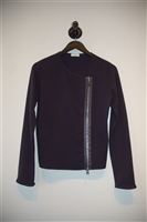 Navy Brunello Cucinelli Zippered Sweater, size M