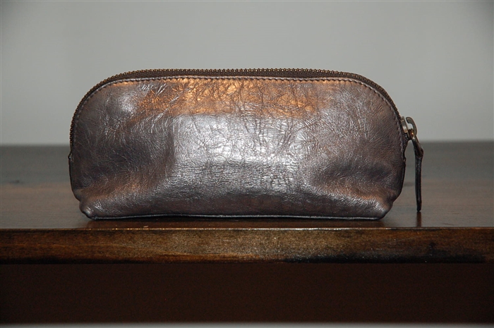 Dark Silver Alexander McQueen Cosmetic Case, size S