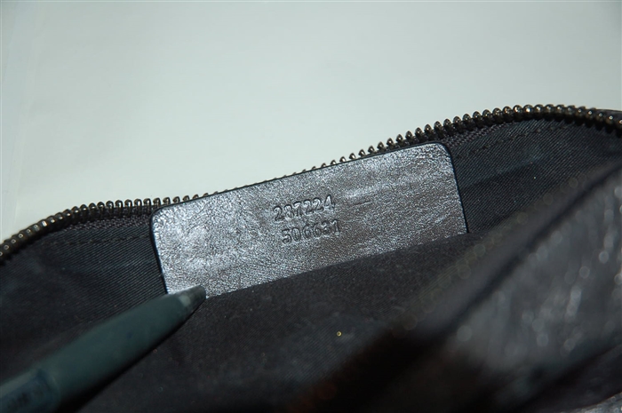 Dark Silver Alexander McQueen Cosmetic Case, size S