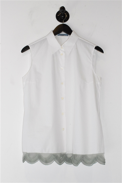Soft White Prada Sleeveless, size 6