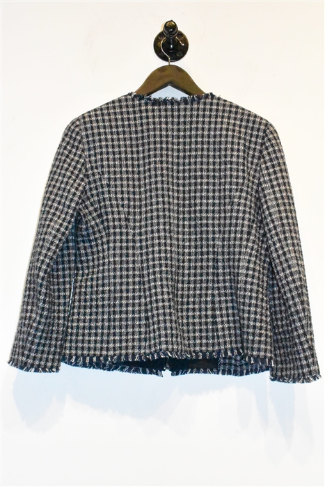 Navy Check Max Mara - Weekend Jacket, size 10