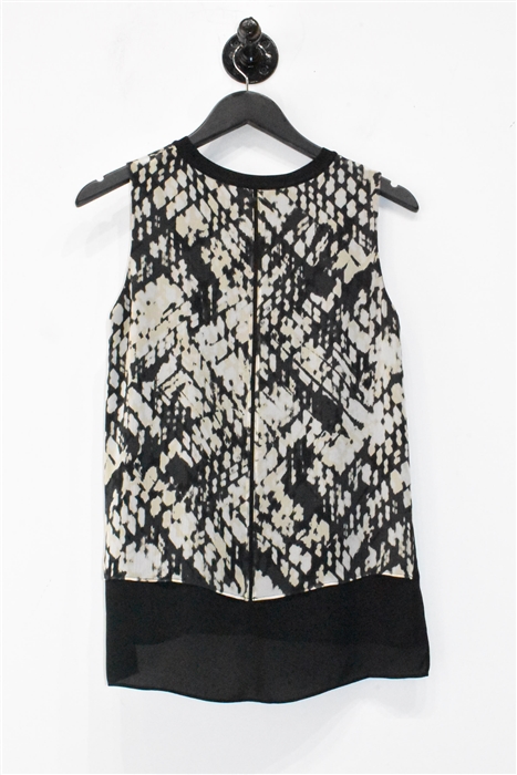 Snakeskin Vince Shell, size XS