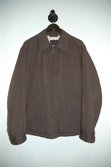 Chocolate Paul & Shark Zippered Jacket, size L