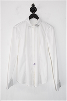 Soft White Brunello Cucinelli Button Shirt, size S