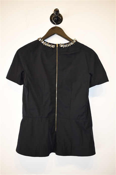 Basic Black Marni Short-Sleeved Top, size 6
