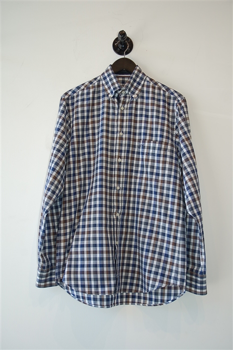 Check Paul & Shark Button Shirt, size M