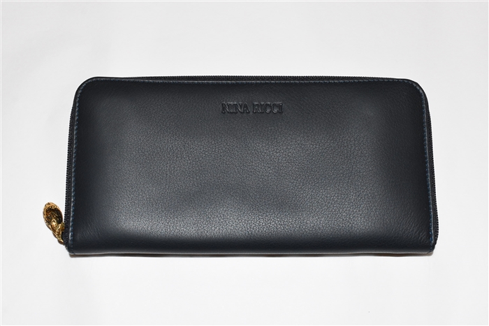 Navy Nina Ricci - Vintage Wallet, size L