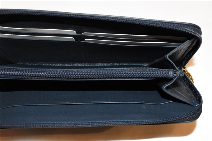Navy Nina Ricci - Vintage Wallet, size L
