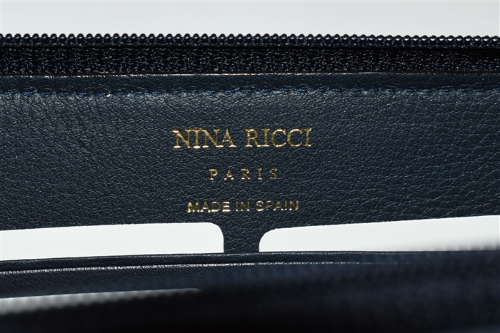 Navy Nina Ricci - Vintage Wallet, size L