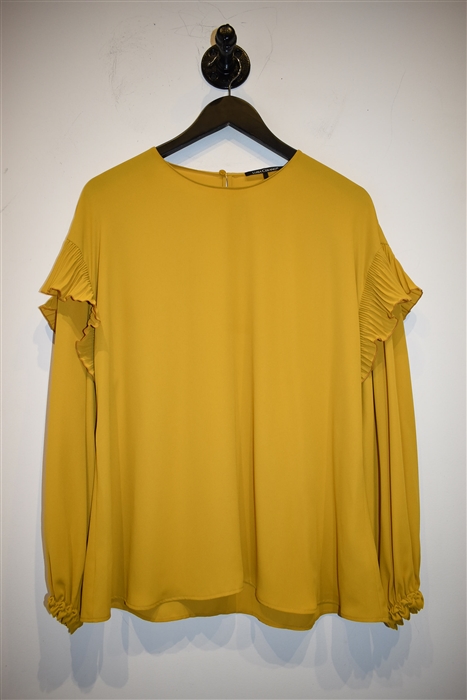 Mustard Luisa Cerano Blouse, size 10