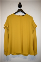 Mustard Luisa Cerano Blouse, size 10