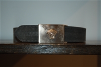 Black Suede Gianni Versace - Vintage Belt, size S