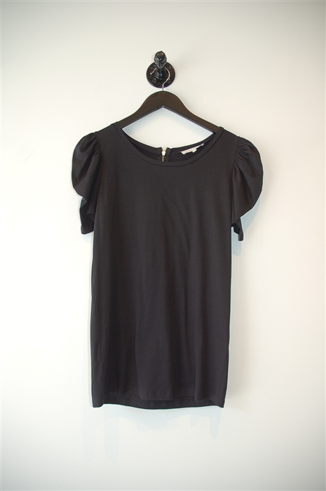 Basic Black Sandro Short-Sleeved Top, size M