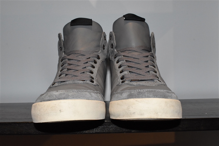 Cement Dolce & Gabbana High-Top Sneakers, size 8.5