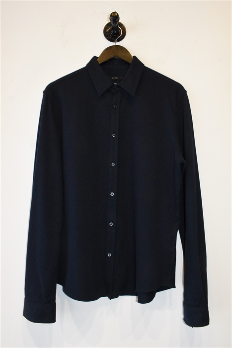 Navy Gucci Button Shirt, size L