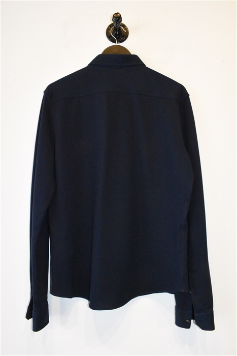 Navy Gucci Button Shirt, size L