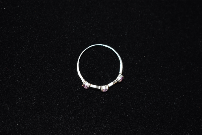 Sterling Silver Courreges - Vintage Ring, size O/S