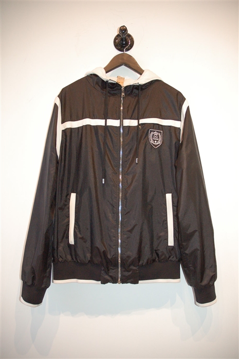 Black & White Dolce & Gabbana Track Jacket, size XL