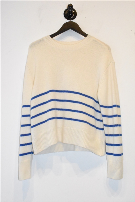 Cream Frame Cashmere Sweater, size XL
