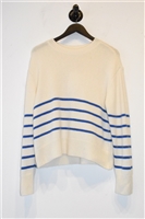 Cream Frame Cashmere Sweater, size XL