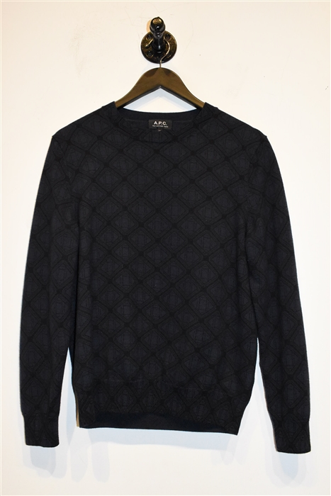 Geometric A.P.C. Pullover, size M
