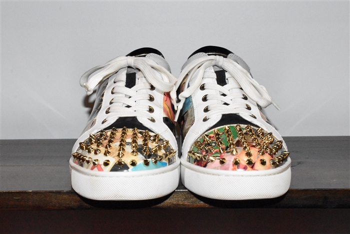 Print Christian Louboutin Sneaker, size 11.5