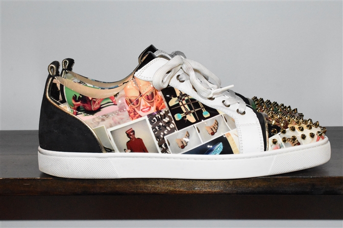 Print Christian Louboutin Sneaker, size 11.5