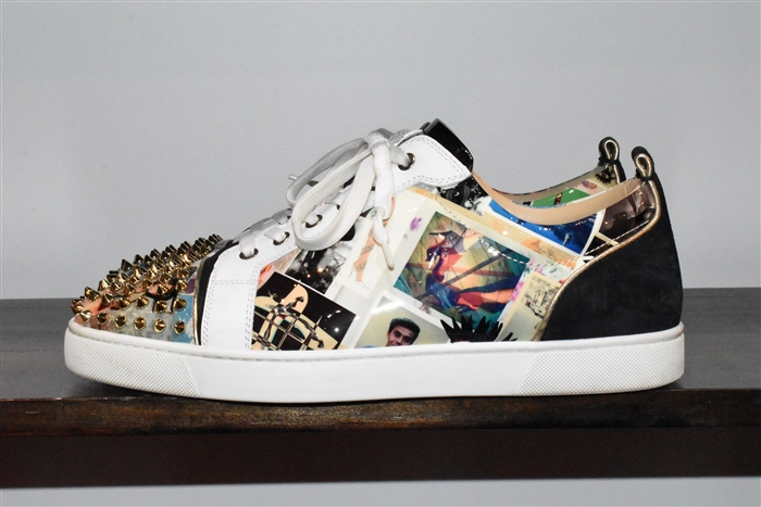 Print Christian Louboutin Sneaker, size 11.5