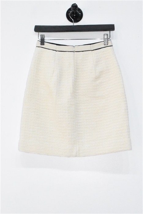 Cream Maje Pencil Skirt, size 6