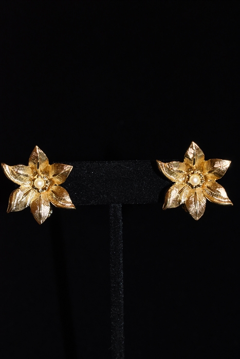 Gold Nina Ricci - Vintage Earrings, size O/S