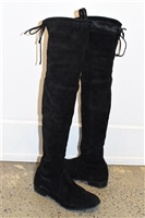 Black Suede Stuart Weitzman Over-the-Knee Boots, size 8.5