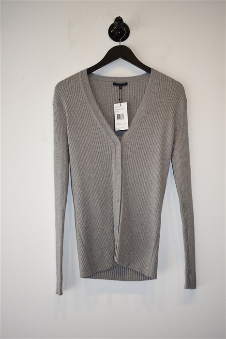 Ash Gray Lafayette 148 Cardigan, size S