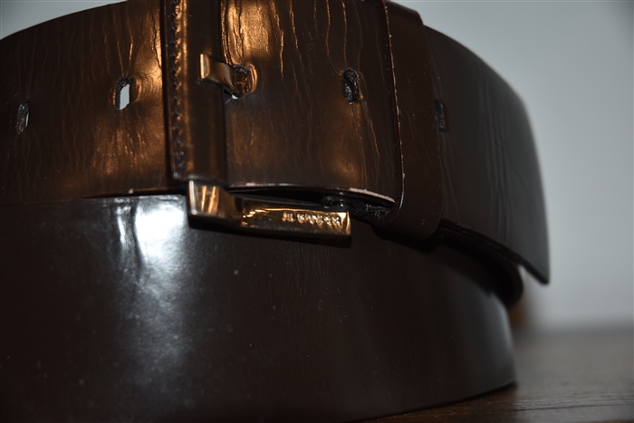 Espresso Jil Sander Belt, size M