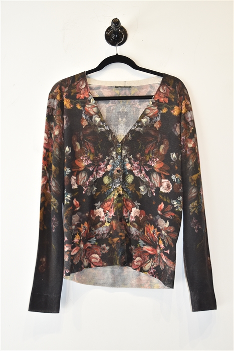 Floral Alexander McQueen Cardigan, size L