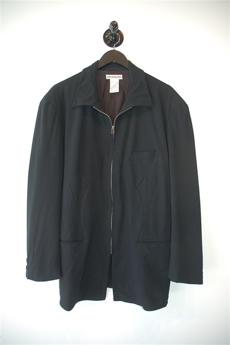 Basic Black Issey Miyake Zippered Jacket, size M