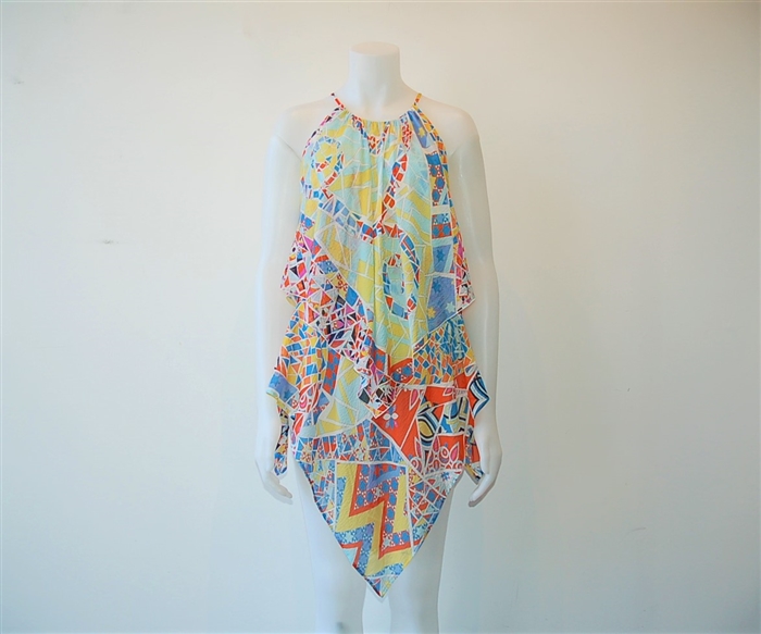 Geometric Emilio Pucci Mini Dress, size 6