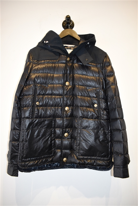 Basic Black Moncler Grenoble Puffer Jacket, size L