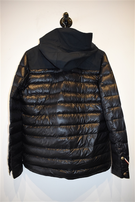 Basic Black Moncler Grenoble Puffer Jacket, size L