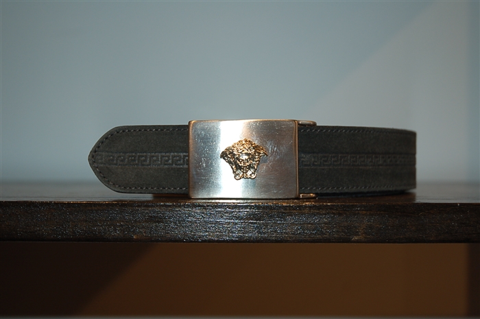Black Suede Gianni Versace - Vintage Belt, size S