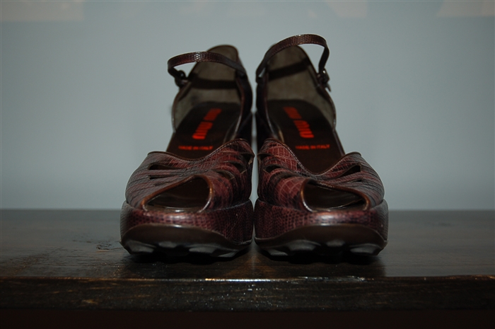 Lizard Miu Miu Wedge, size 10