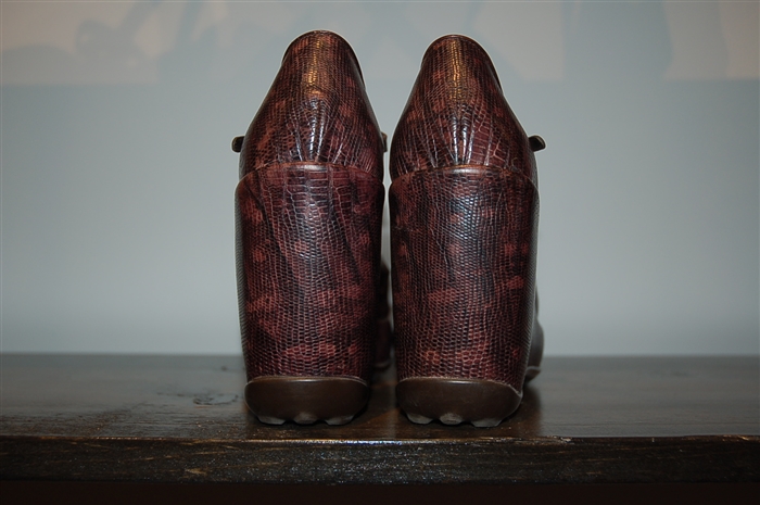 Lizard Miu Miu Wedge, size 10