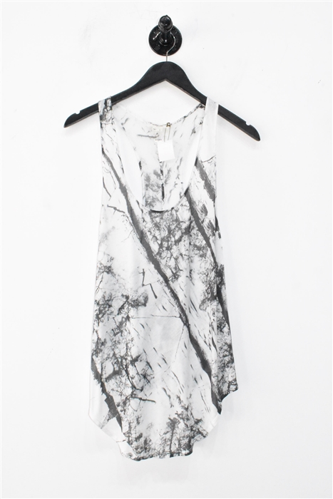 Abstract Print Helmut Lang Tank Top, size L
