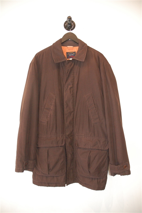 Chocolate Paul & Shark Coat, size L