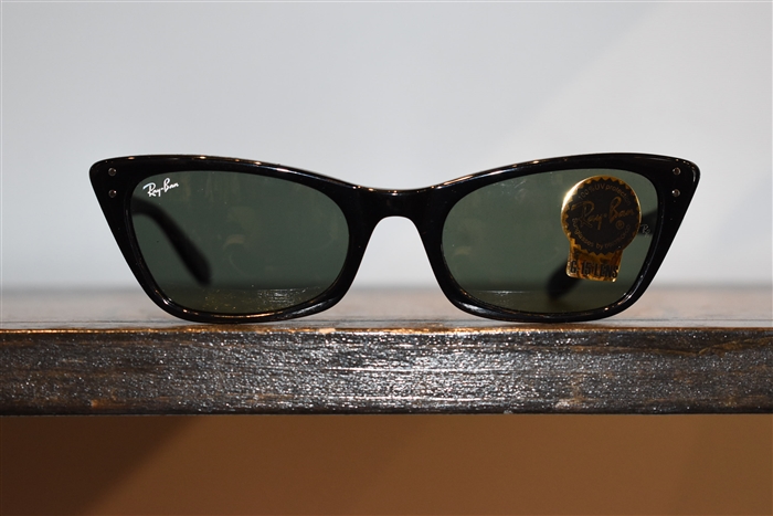 Shiny Black Ray Ban Sunglasses, size O/S