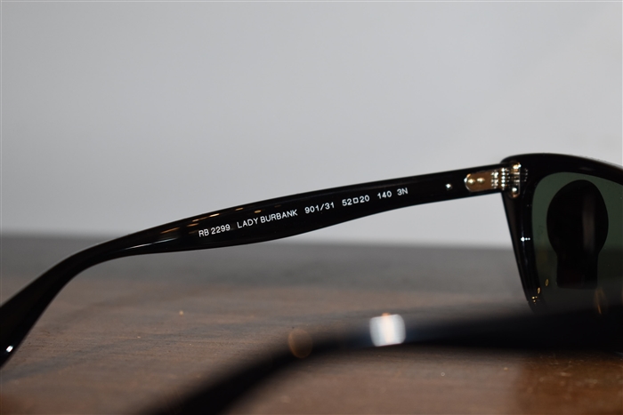 Shiny Black Ray Ban Sunglasses, size O/S